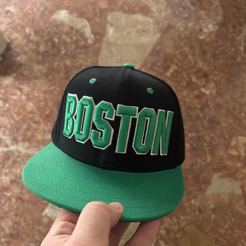 Boston Bay State hat new, black and green