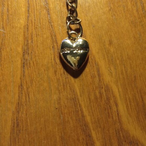Betsey Johnson pendant necklace with caterpillar and rhinestones like new