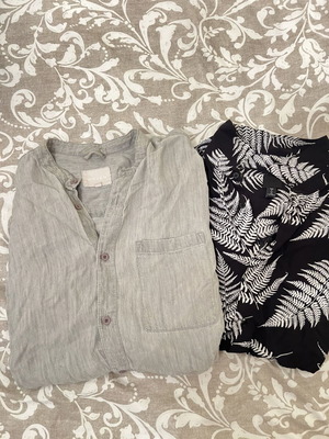 Pull & Bear dress shirts like new, pack of 2, size S, gray