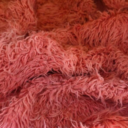 Flokati rug like new, handmade, 178x210 cm, wool