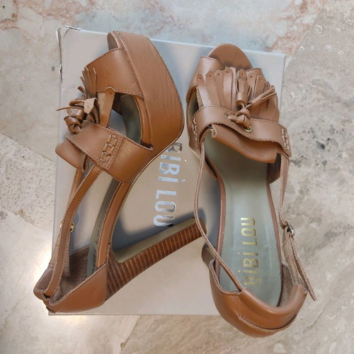 Bibi Lou leather sandals used No.40 brown