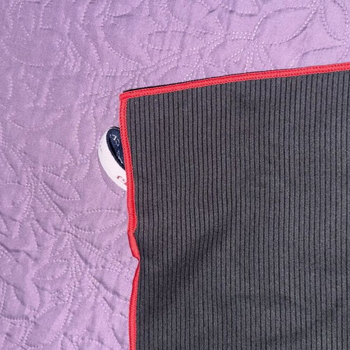 Greenwich Polo Club towel like new, black with red piping