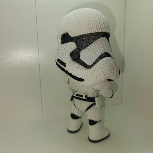 Star Wars Stormtrooper 3D Printed Knitted Style Figure 23cm new