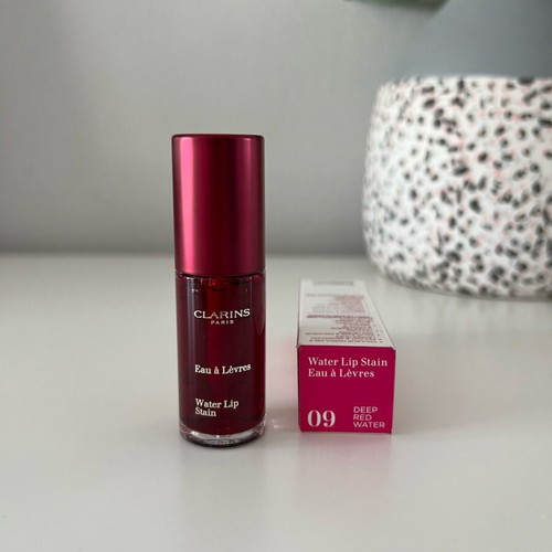 Clarins Water Lip Stain new, shade 09 deep red water