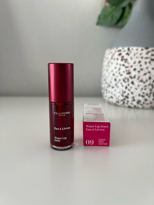Clarins Water Lip Stain new, shade 09 deep red water