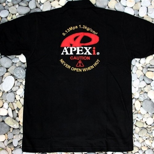 Apexi Polo T-Shirt KAP233 Turbo men's short sleeve cotton