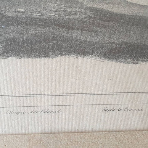 Nafplio engraving 1834 used by Otto Magnus von Stackelberg