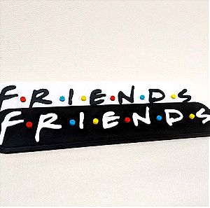 Logo από την τηλεοπτική σειρά Friends - 3D Printed