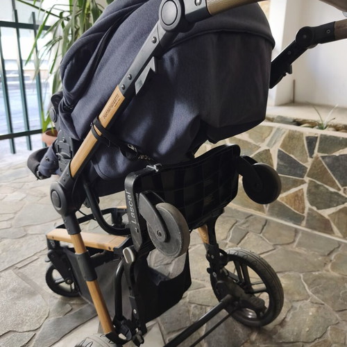 Foppapedretti stroller with reversible seat, port-bebe and car seat 0-13kg used
