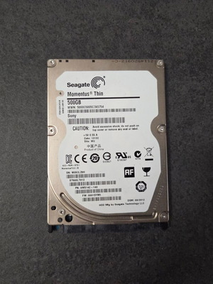 Seagate Laptop Momentus Thin 500GB ST500LT012 HDD used