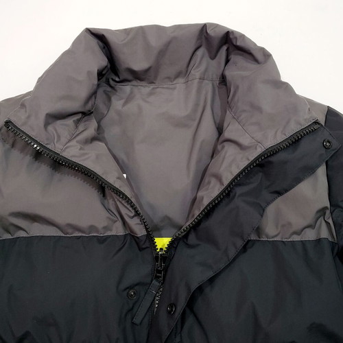 Helly Hansen Yu Puffer jacket used, reversible, men's size S, gray and black
