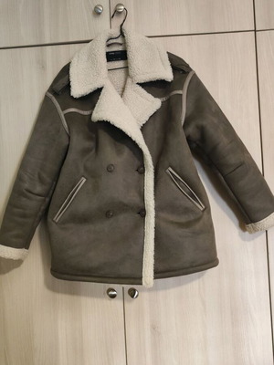 Sinsay jacket with lining, like new, size medium, gray and brown