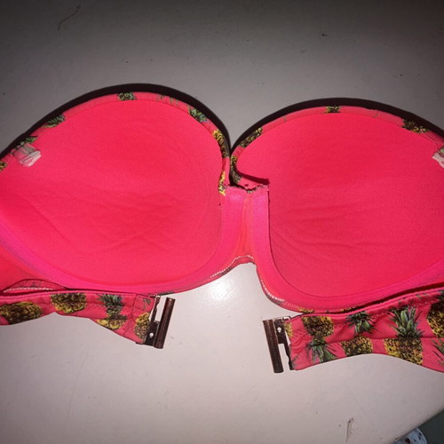 Swimsuit used, size M, pink and yellow
