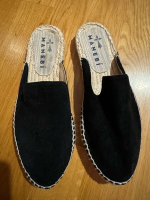 Manebi black shoes size 36 new