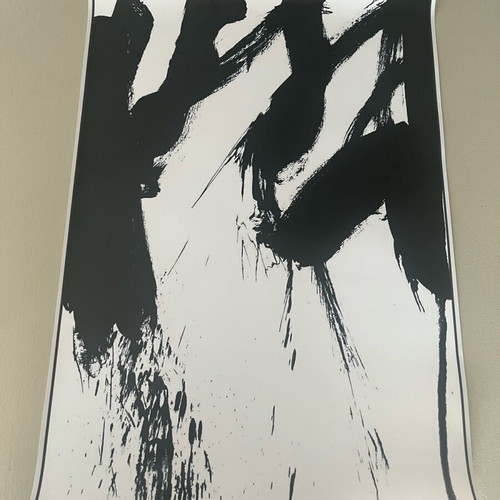 Poster abstract art 50x70 cm plastic material like new