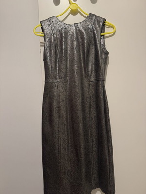 Calvin Klein midi dress like new, smokey grey snake print