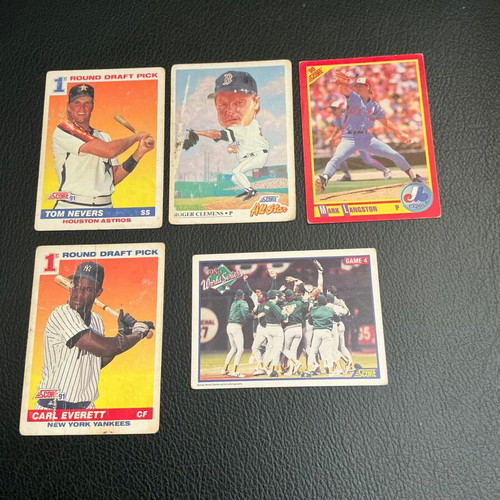 Baseball Cards used, authentic