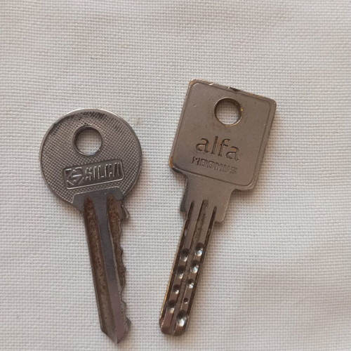 Old keys used, set of two