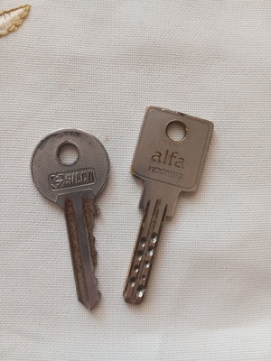 Old keys used, set of two