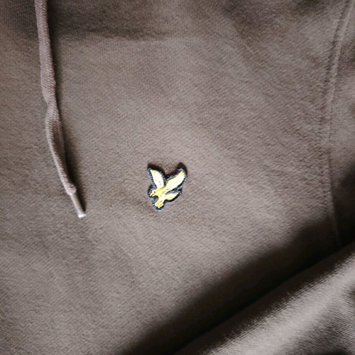 Lyle and Scott hoodie green, size S, used