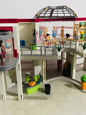 Playmobil 5485 City Life Εμπορικό Κέντρο μεταχειρισμένο με ασανσέρ και φιγούρες