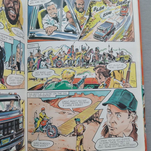 The A-TEAM Annual 1988 hardcover book used