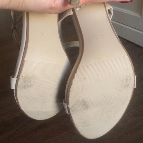 Missguided nude sandal like new, size 39