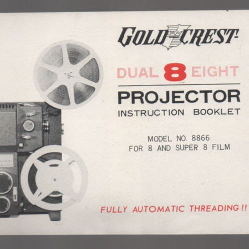 Gold Crest Projector 8 & Super 8 Film Manual used