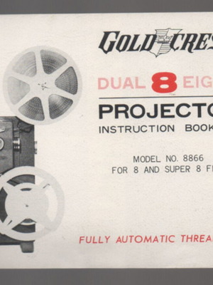 Gold Crest Projector 8 & Super 8 Film Manual used