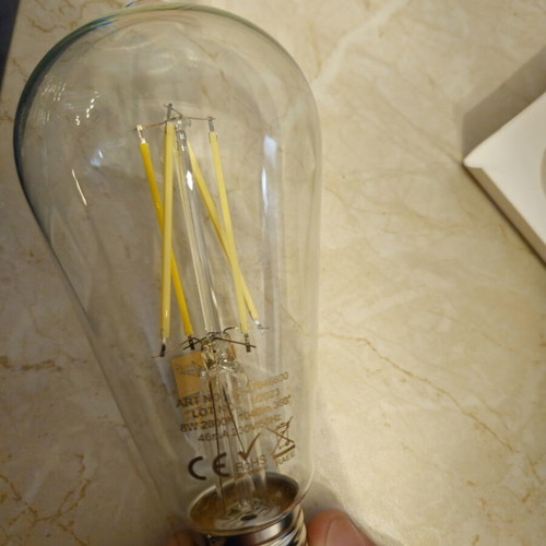 8W LED light bulbs 2800K 1040lm set of 8