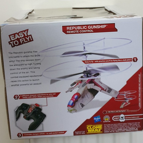 Star Wars Republic Gunship Remote Control Hasbro new 2009