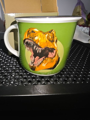 Dinosaur mug new, box only