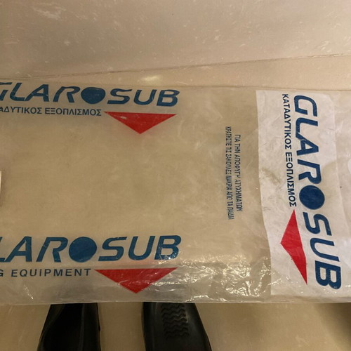Glarosub Riva kids fins like new, size 34-36
