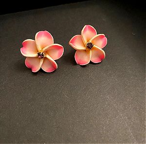 Καρφιτσωτα σκουλαρίκια λουλουδι