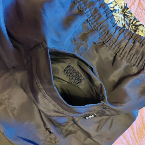 New men's black swimsuit 3XL