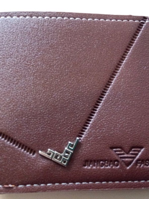 Men's professional wallet new, modern retro style, artificial leather