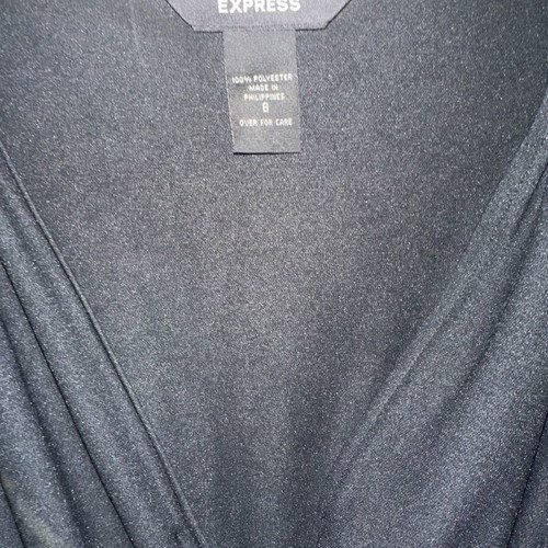 Midi black dress Express like new, size S/M