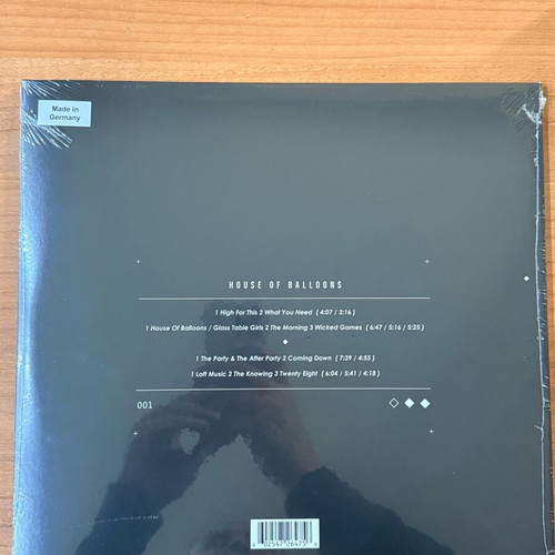 The Weeknd House Of Ballons sealed