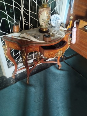 Antique table with drawer from France, like new