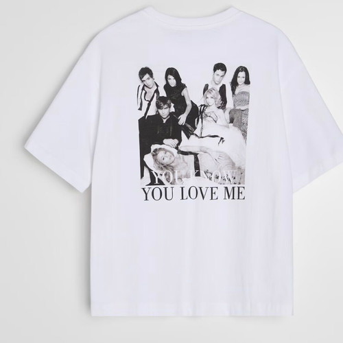 Gossip Girl graphic T-shirt set, Stradivarius, multicolor, size M