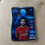 Mohamed Salah Liverpool 2018-19 Topps Crystal UCL Cannonieri card like new