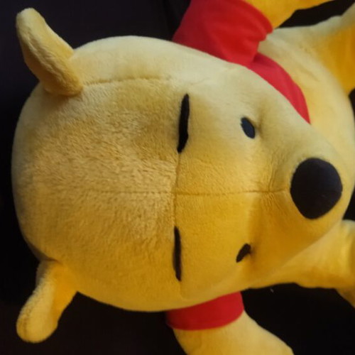 Winnie the Pooh plush toy with sound like new, 45cm height