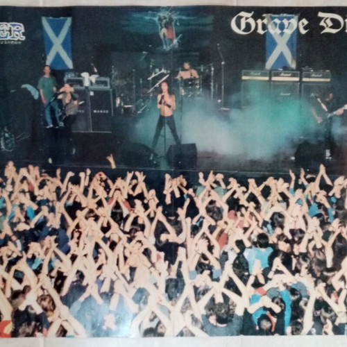Metal Invader Grave Digger live in Athens poster