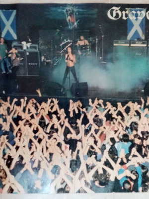 Metal Invader Grave Digger live in Athens poster