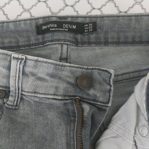 Bershka slim gray jeans like new, size XS