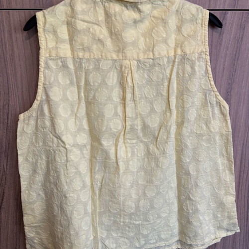 Sfera women's sleeveless shirt used, yellow, size Large