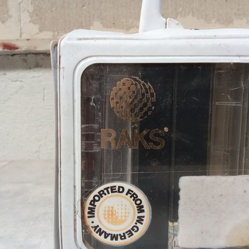 Raks cassette tape case used, 1980s-1990s vintage