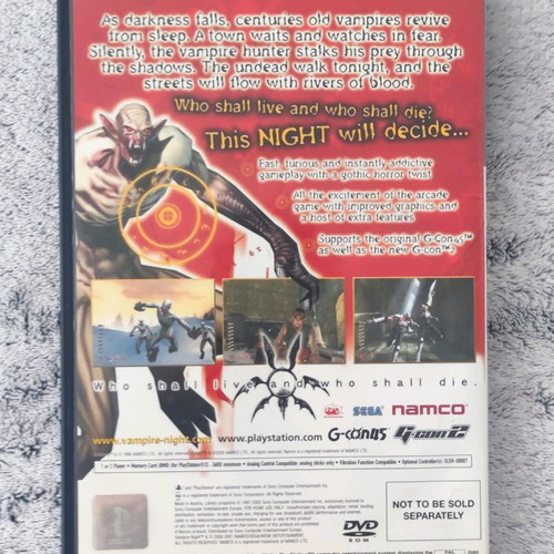 Vampire Night PlayStation 2 used with booklets