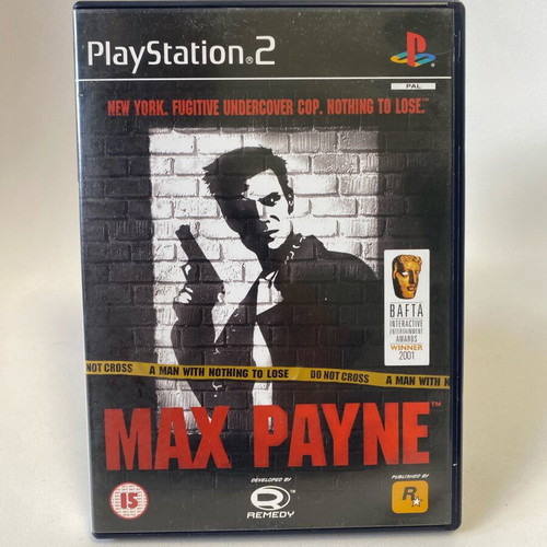 Max Payne PlayStation 2 PS2 game used, complete, English