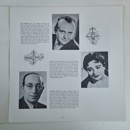 Giacomo Puccini Gianni Schicchi LP vinyl like new, classical